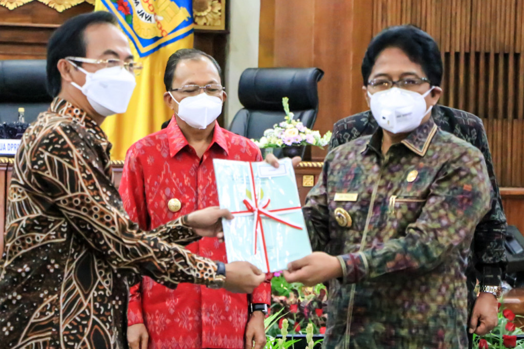 Bupati Giri Prasta Hadiri Rakor Program Pemberantasan Korupsi